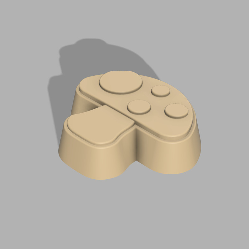 Mushroom Bath Bomb Mold 3D model