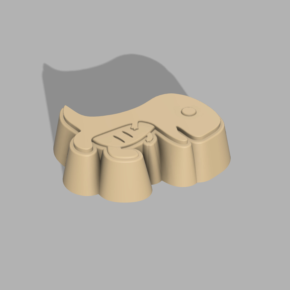 T-Rex Bath Bomb Mold 3D model