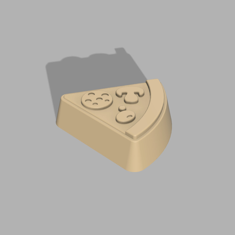 Pizza Bath Bomb Mold 3D model