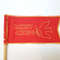 3 Vintage Russian Soviet Small Flag PEACE TO WORLD with DOVE for Demonstration or Parade Pennant Banner Propaganda USSR 1970s.jpg