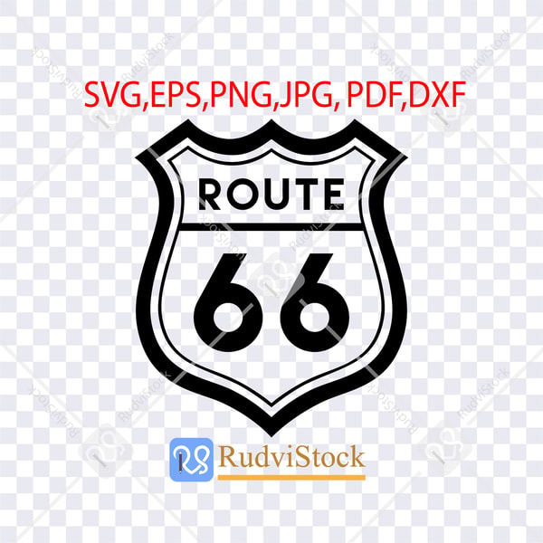 Route 66 printable sign | Inspire Uplift