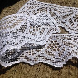 FSL Lace machine embroidery design DIGITAL files Freestanding lace look like filet pattern