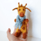 Giraffe toy finger puppet