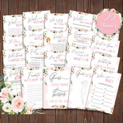 pink rose despedida de soltera, despedida de soltera juegos, spanish bridal shower games, bridal games in spanish