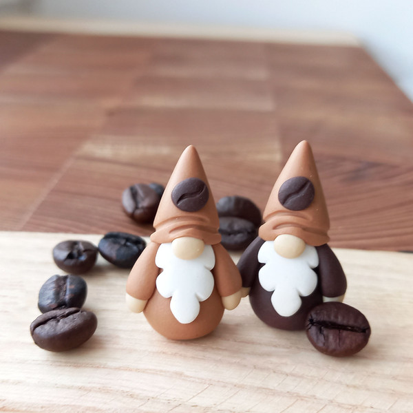 Coffee Gnome - miniature gnome figurine - kitchen gnomes.jpg