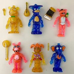 6pcs Set Five Nights At Freddy's FNAF Nightmare Action Figure Cake Toppers Toy