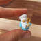 Kitchen gnome - miniature chef gnome - tiny clay gnome gift.jpg