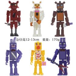 6pcs SET FNAF Five Nights at Freddy's Action Figure Gift Toy Cake Toppers New