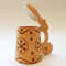 6 Vintage Wooden Mug with the lid Carved Wood with pyrography  Made in USSR 1970’s.jpg