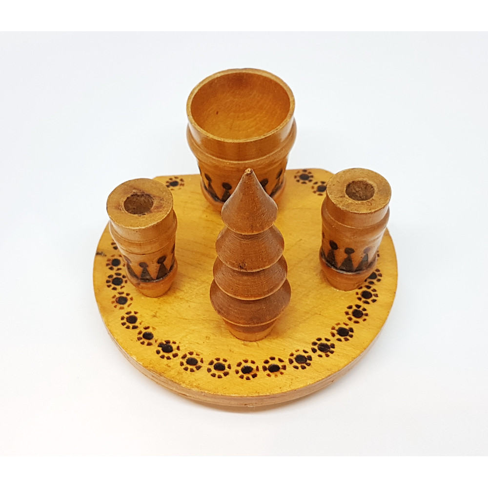 7 Vintage Wooden Pencil Holder Desktop device USSR 1970s.jpg