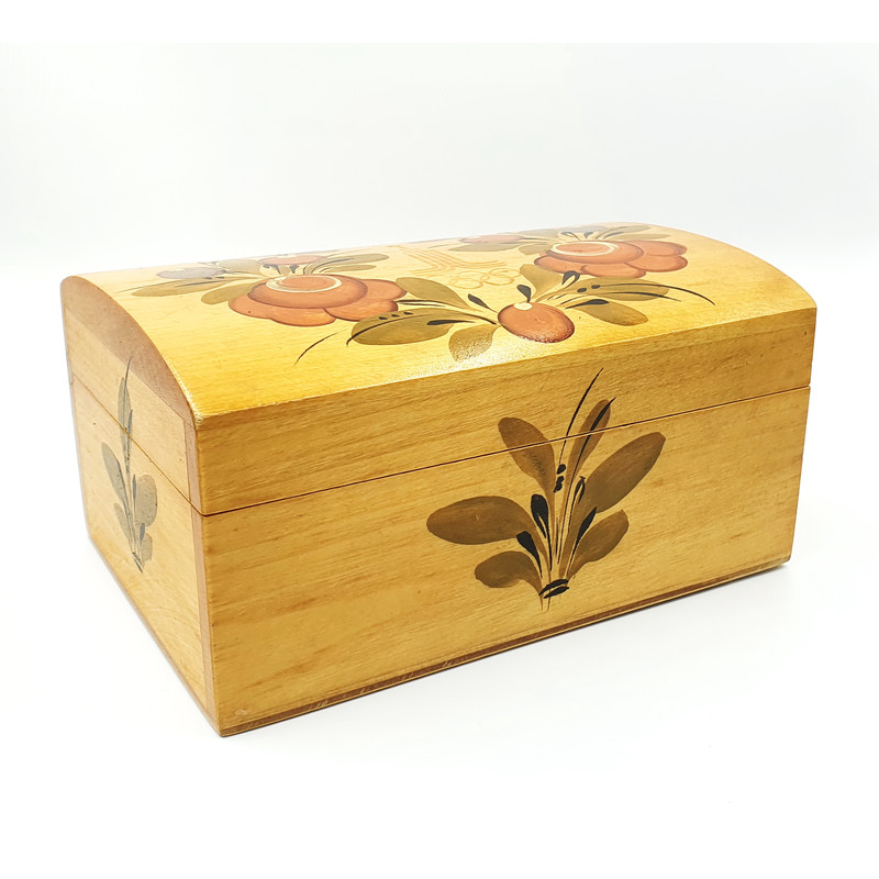 3 Vintage Wooden Casket box Gorodets painting Olympic Games in Moscow 1980.jpg