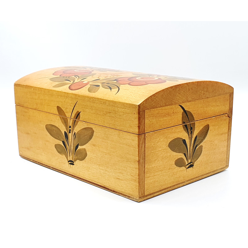 4 Vintage Wooden Casket box Gorodets painting Olympic Games in Moscow 1980.jpg