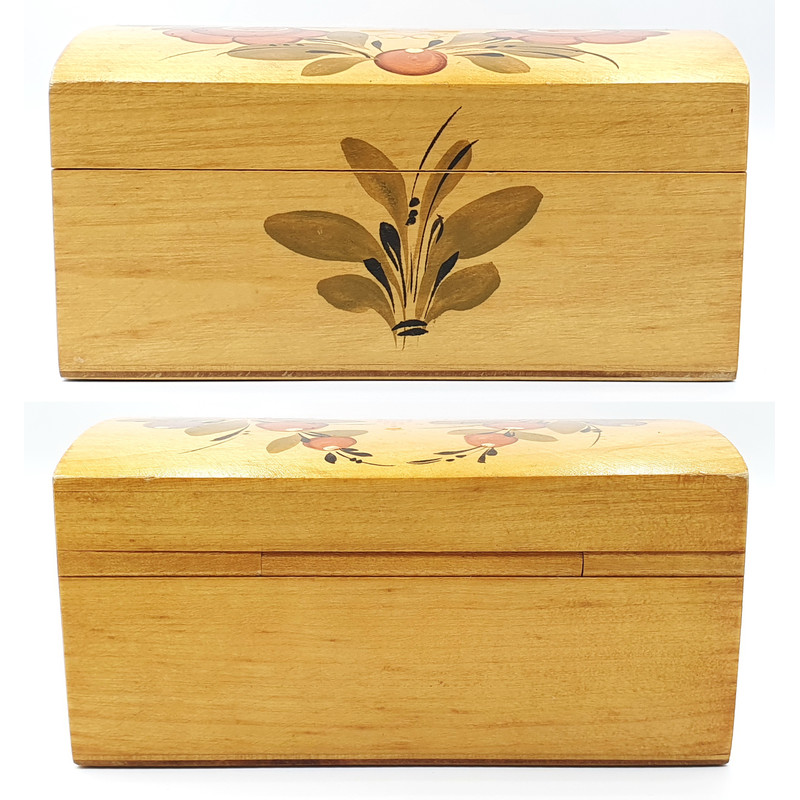 7 Vintage Wooden Casket box Gorodets painting Olympic Games in Moscow 1980.jpg