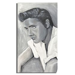 Elvis Presley Original Wall Art, King of Rock and Roll Original Painting, Elvis Presley Original Painting, Elvis Art