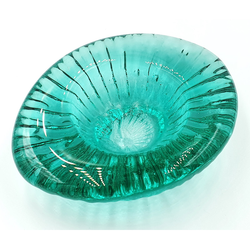 2 Vintage Vitriol Glass Ashtray MEDUSA USSR 1960s.jpg