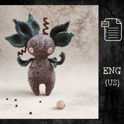 Crochet pattern Forest Spirit  / Amigurumi forest spirit / DIY handmade fantasy toy / Digital file in English