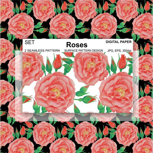 Roses-seamless-pattern-flowers