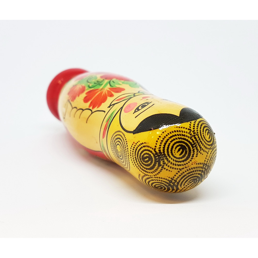 7 Vintage USSR Wooden Souvenir Nesting Doll MATRESHKA 1978 14 cm 5.5 incn.jpg