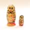 2 Vintage USSR Wooden Nesting Small Doll MATRESHKA set 2 pcs 1980s.jpg