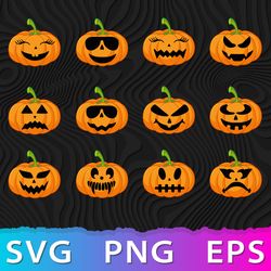 Halloween Pumpkin Svg, Halloween Cricut Svg, Halloween Bundle, Pumpkin Head Svg