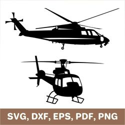 Helicopter svg, helicopter template, helicopter dxf, helicopter png, helicopter cutout, helicopter laser cut, Cricut