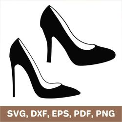 High heels svg, high heel shoes svg, high heels png, high heel shoes png, high heels dxf, high heel cutout, Cricut, SVG