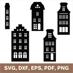 House svg, houses svg, house dxf, houses dxf, house png, houses png, house template, house cut file, house laser cut