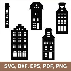 house svg, houses svg, house dxf, houses dxf, house png, houses png, house template, house cut file, house laser cut