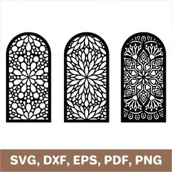 Islamic arch window svg, arabic arch window svg, arabic pattern svg, islamic pattern svg, islamic window svg, Cricut