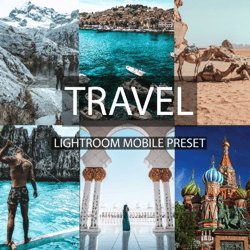 10 mobile presets, travel presets, preset, instagram presets, presets portrait, blogger presets, dng, lightroom presets