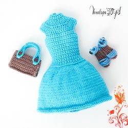 Pattern Crochet Outfit Snow White for Doll Jessica