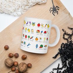 alphabet kids mug