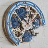 automaton-bite-Gzhel-moving-gear-unique-handcrafted-wooden-wall-clock-by-woodandroot-steampunk-blue-white-ceramic-russian-2.jpg