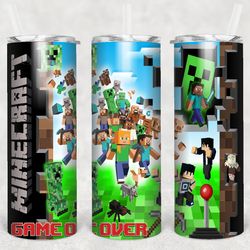 Minecraft tumbler sublimate designs STRAIGHT 20OZ -33-2