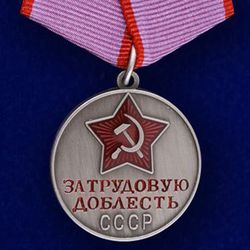 Medal for labor valor. USSR. Copy, reproduction