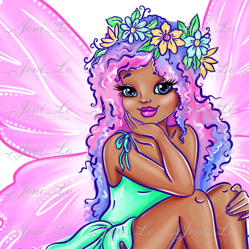 ВИЗУАЛ 1 Black fairy on a flower.jpg