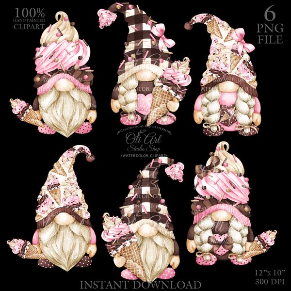 Ice cream gnomes clipart_3.JPG