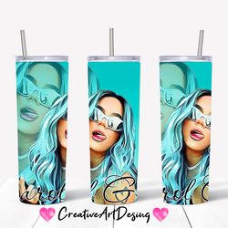 karol g bichota sublimation designs png l skinny tumbler 20oz l 30oz designs l tumbler design