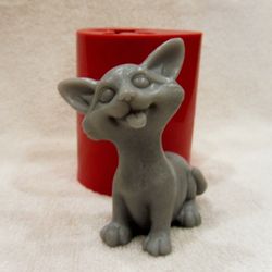 Big-eared cat - silicone mold