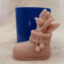 Angel in a boot - silicone mold