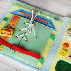Montessori Sensory blanket, children educational tablets, Developmental mat, busy board Autism