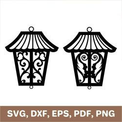 Lantern svg, lantern template, lantern dxf, lantern png, lantern laser cut, lantern cut file, lantern pdf, Cricut, SVG