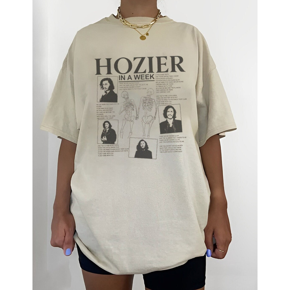 Hozier In a Week Shirt, Hozier Music Shirt, No Grave Can Hold My Body Down, Hozier Unreal Unearth Shirt, Hozier Unisex Gift Bootleg Hoodie.jpg