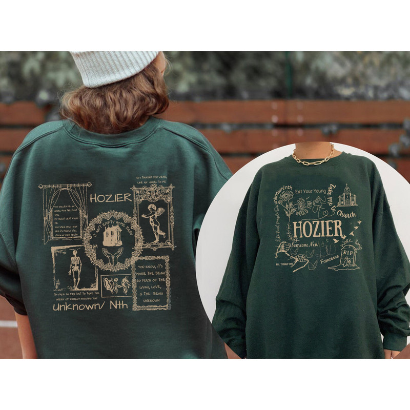 Hozier Unreal Unearth list 2023 Shirt, Hozier Music Shirt, No Grave Can Hold My Body Down, Hozier In A Week Shirt, Hozier Unisex Gift Hoodie.jpg