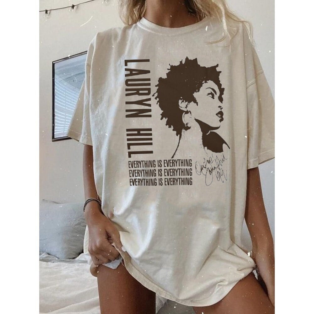 Vintage Lauryn Hill shirt, Lauryn Hill Fans Shirt, Rock pop music shirt, Lauryn Hill Everything is everything T-Shirt.jpg