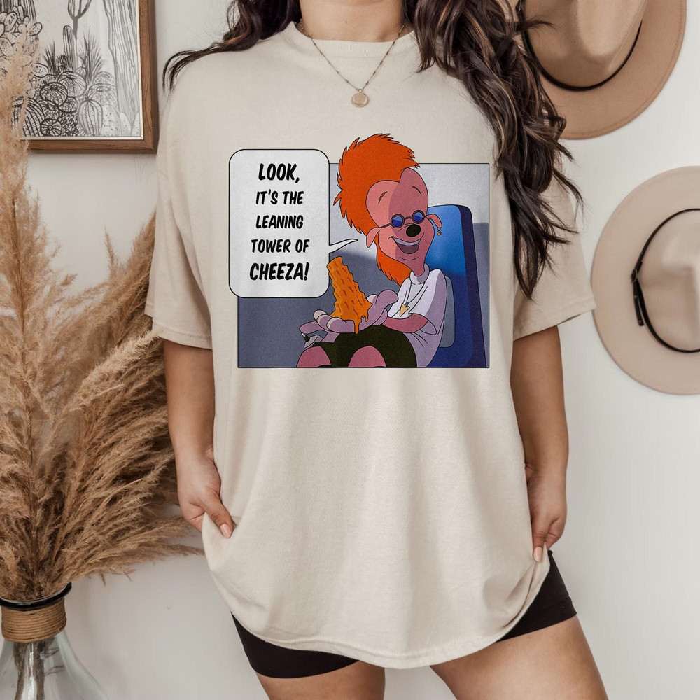 A Goofy Movie The Leaning Tower Of Cheeza T-Shirt  Bobby Zimmeruski Max Goof Shirt  Disneyland Trip Shirt.jpg