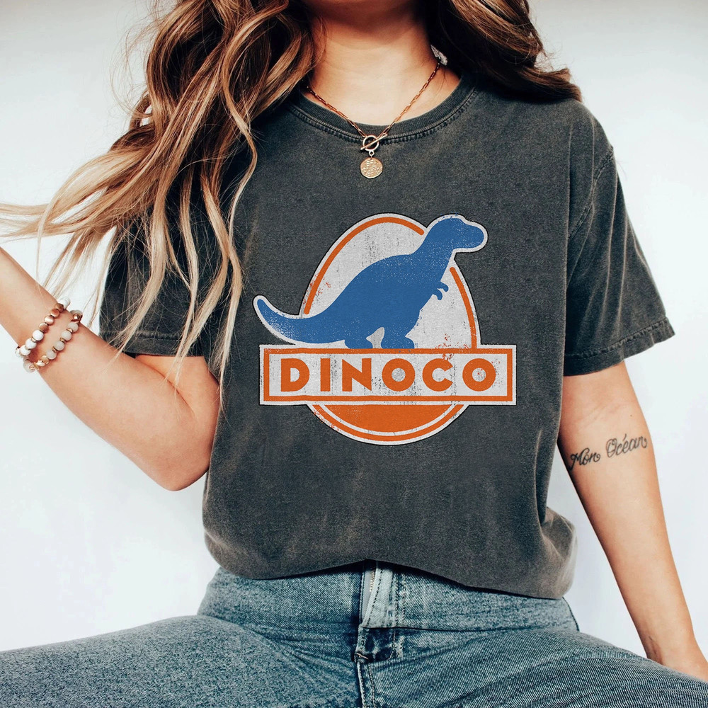Cars Iconic DINOCO Dinosaur Logo Shirt  Cars Land Shirt  Lightning McQueen Doc Hudson Shirt  Radiator Springs Shirt Cars Family.jpg