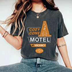 cars on the road cozy cone motel shirt cars land shirt lightning mcqueen doc hudson shirt radiator springs shirt cars