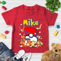 charmander family birthday shirt arcanine moltres cyndaquil birthday shirt anime family matching shirt birthday party