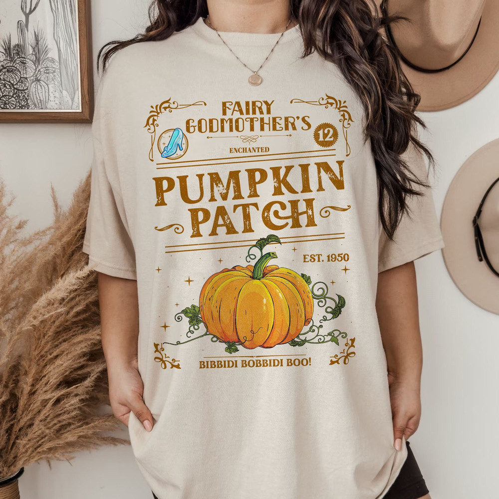 Cinderella Fairy Godmother's Pumpkin Patch Poster Shirt Cinderella Princess Shirt Disneyland Trip Shirt Magic Kingdom Shirt.jpg